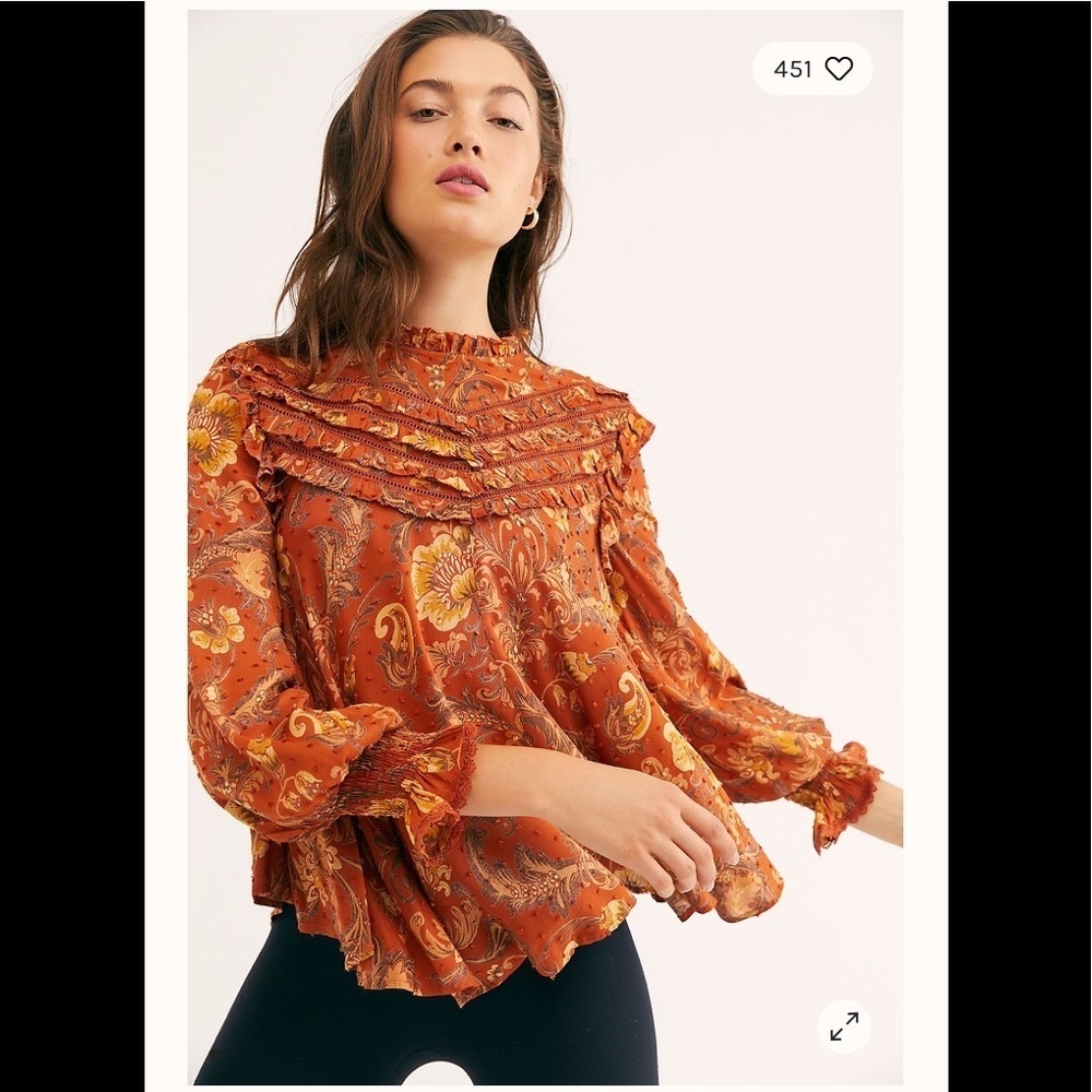 NWT Spell the Gypsy Aurora Blouse XL or S